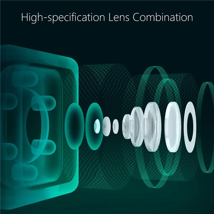 Mini UV Coating Filter Lens Film Action Camera Built-in 40mAh Battery