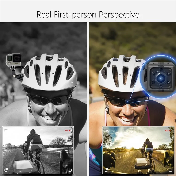 Mini UV Coating Filter Lens Film Action Camera Built-in 40mAh Battery