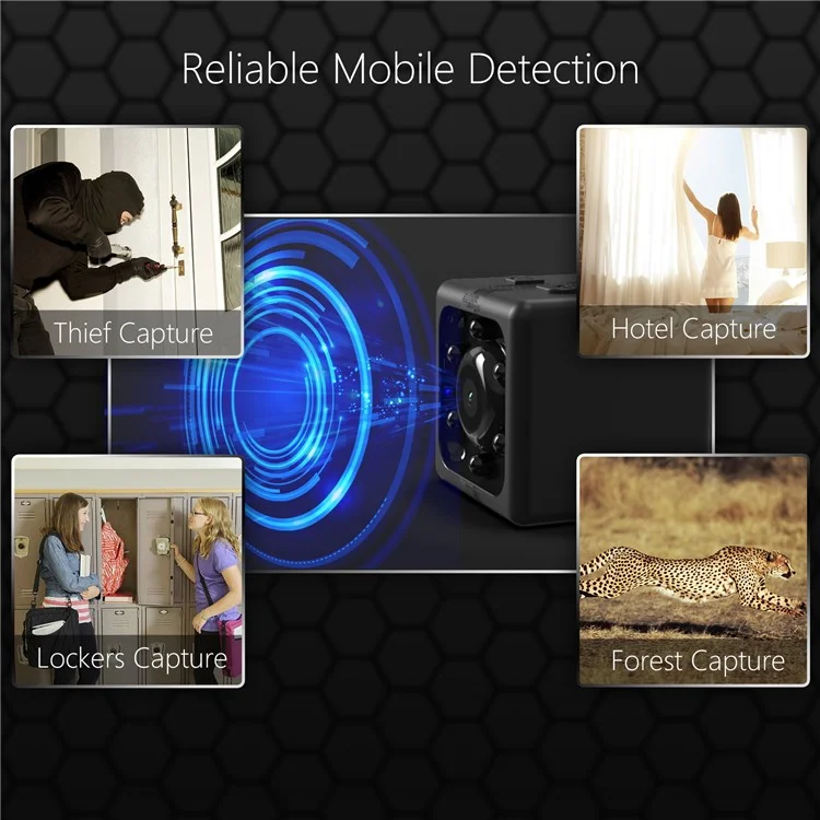 Mini UV Coating Filter Lens Film Action Camera Built-in 40mAh Battery