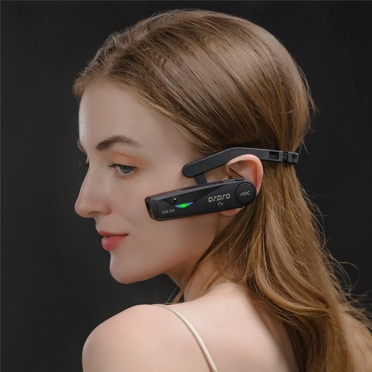 EP6PLUS 4K 30FPS Wearable Video Camera Anti-Shake Head Mounted Camcorder