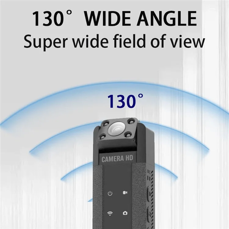 L16 HD Action Camera Night Vision Law Enforcement Sound Recording Video Recorder, No Memory Card